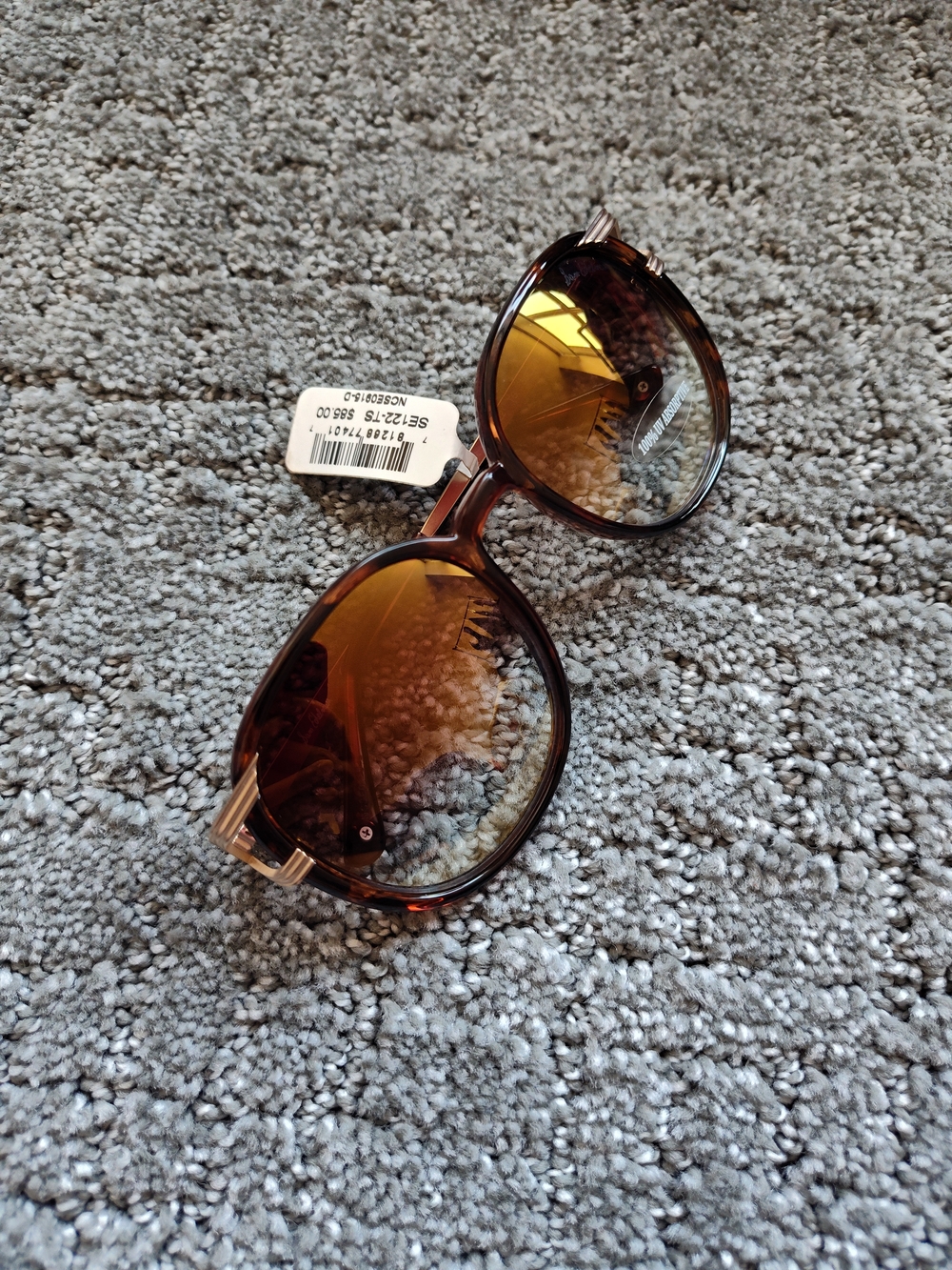 Tortoiseshell Sunglasses with Amber Lenses